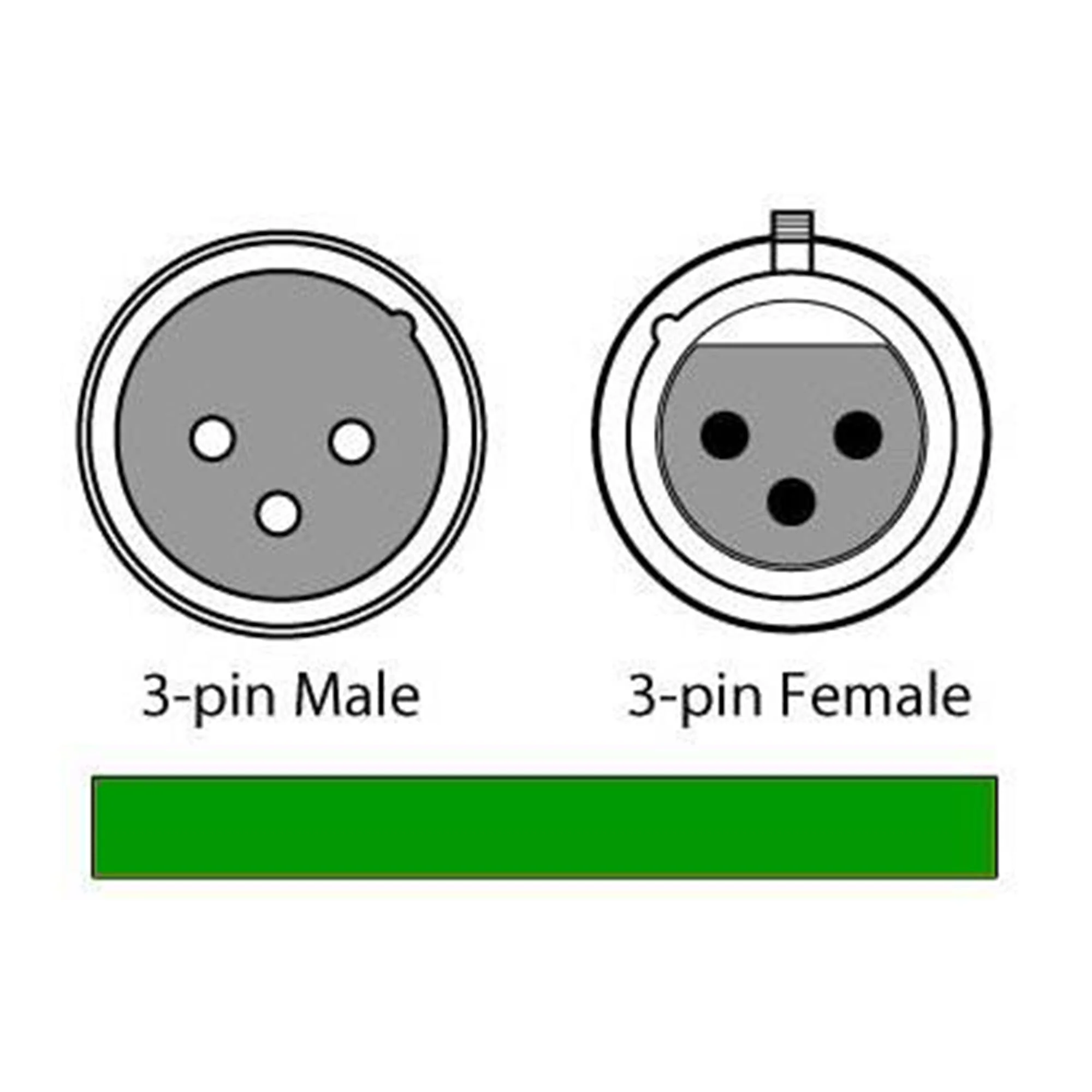 Chauvet DMX Cable - 3 Pin & 10' (Pair) 2 Pack - Image 5