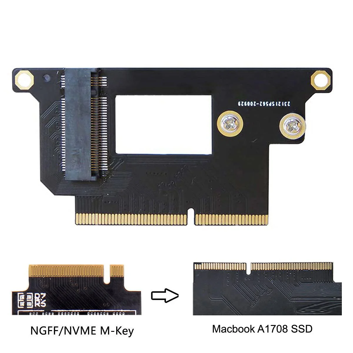 chenyang MAC SSD Upgraded Adapter 2230/2242mm M.2 NVME SSD Upgraded Convert Adapter for MAC Pro 2016 2017 13" A1708 for 2016 2017 MAC Pro A1708 - Image 2