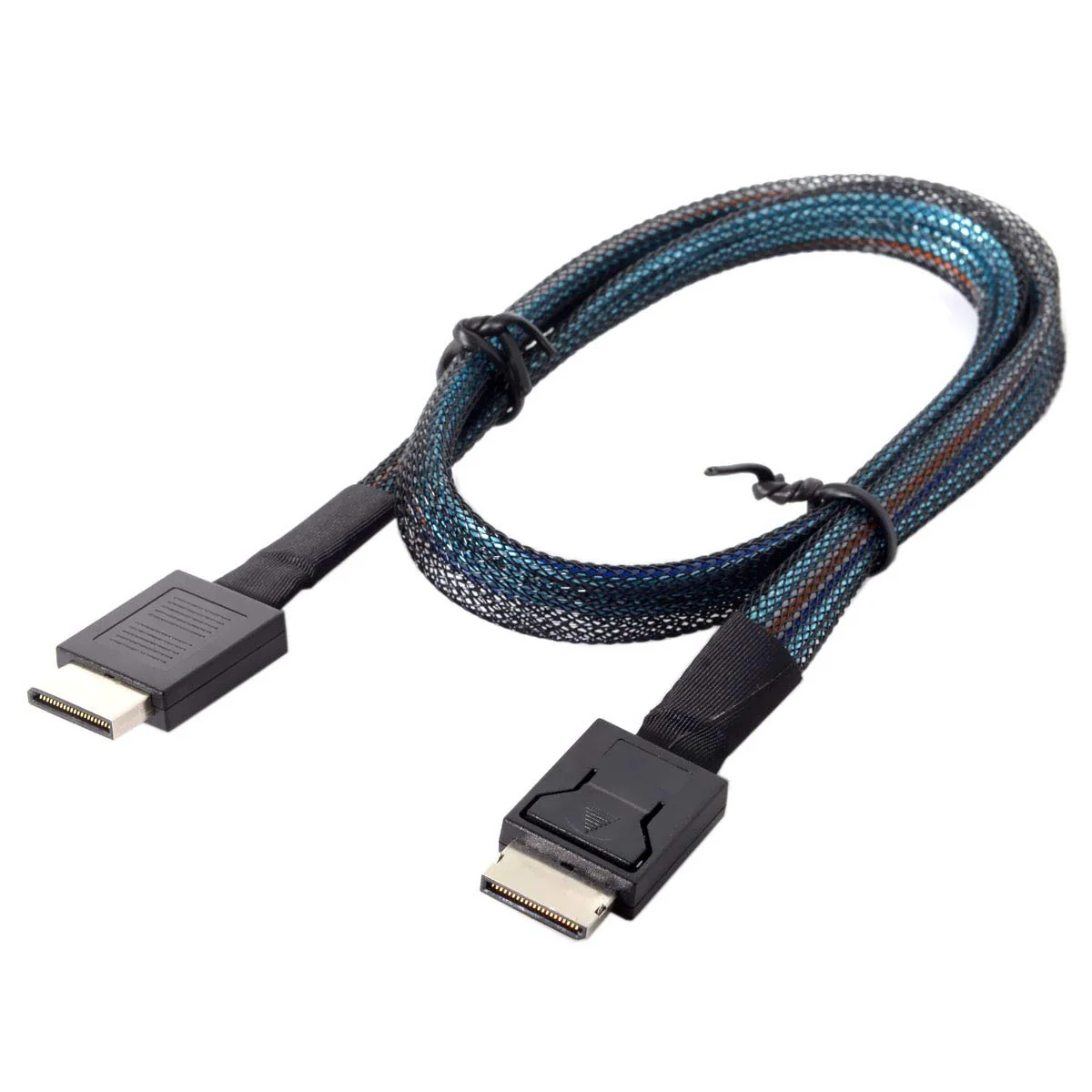 chenyang SFF-8611 Cable OCuLink PCIe PCI-Express 4.0 SFF-8611 4i Male to SFF-8611 Male Data Extension Cable 50cm for eGPU GPD Win Max2 External Graphics Card & SSD SFF-8611 - SFF-8611 - Image 8
