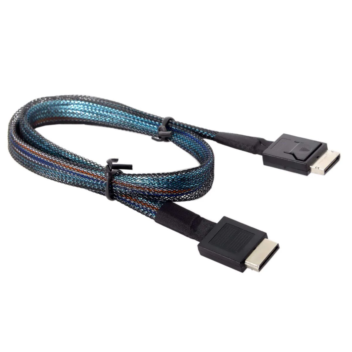 chenyang SFF-8611 Cable OCuLink PCIe PCI-Express 4.0 SFF-8611 4i Male to SFF-8611 Male Data Extension Cable 50cm for eGPU GPD Win Max2 External Graphics Card & SSD SFF-8611 - SFF-8611 - Image 9