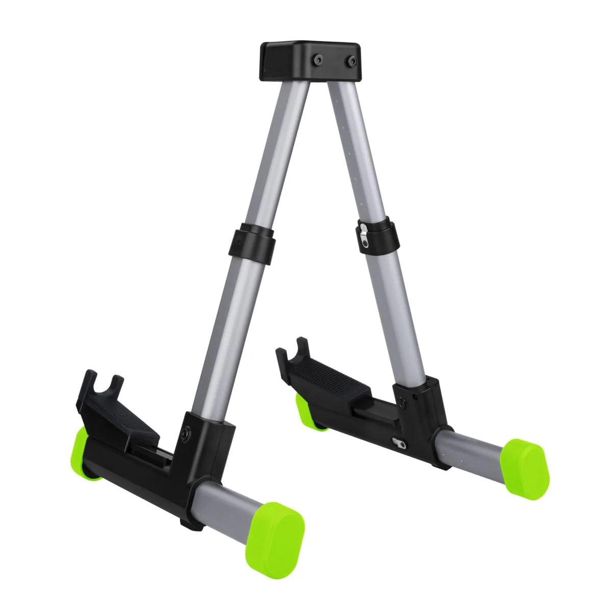 Cherub WGS-10 Guitar Stand Adjustable/Foldable Guitar Stand Made by light Aluminum Tubes and Silicone Protective Pads. - Image 2