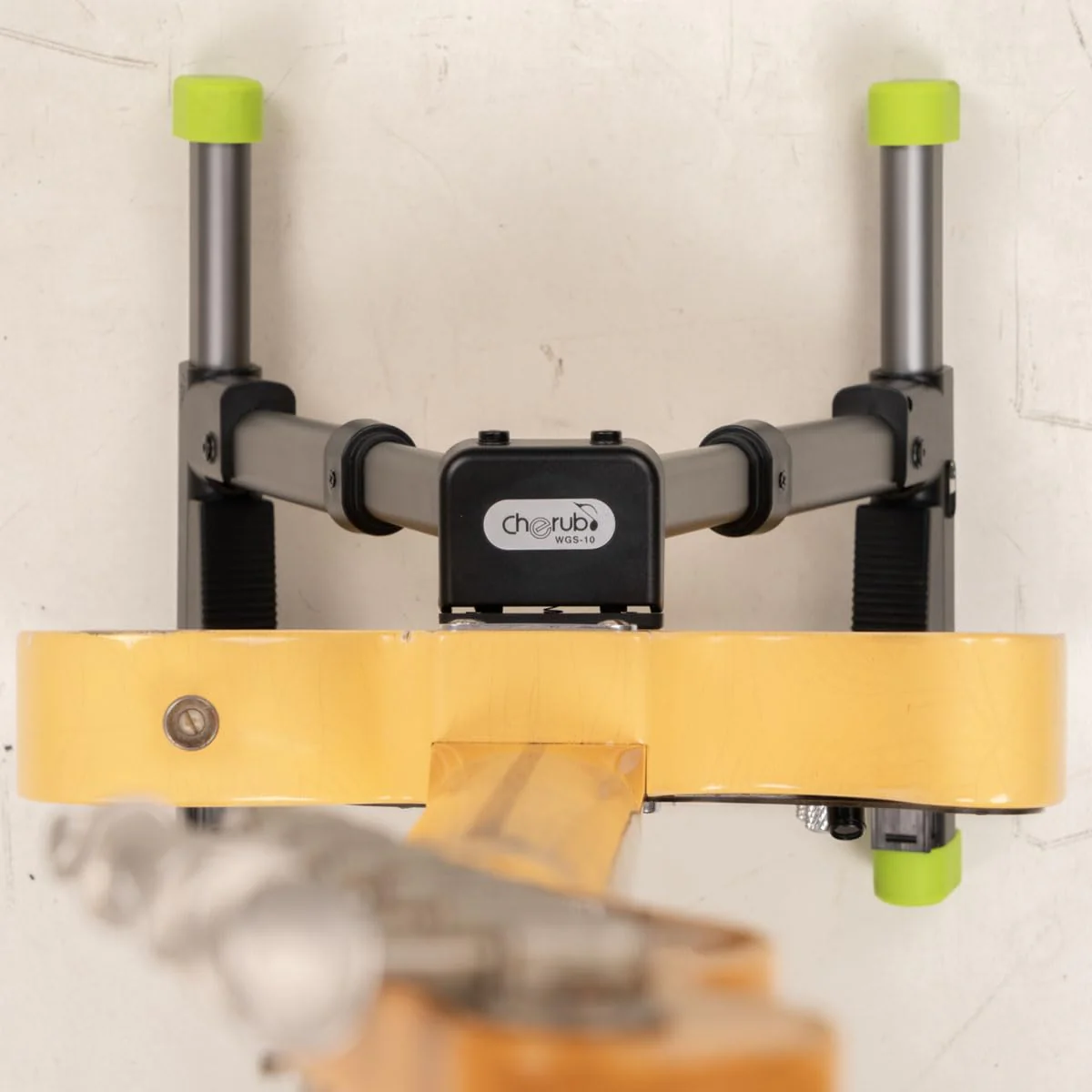 Cherub WGS-10 Guitar Stand Adjustable/Foldable Guitar Stand Made by light Aluminum Tubes and Silicone Protective Pads. - Image 7