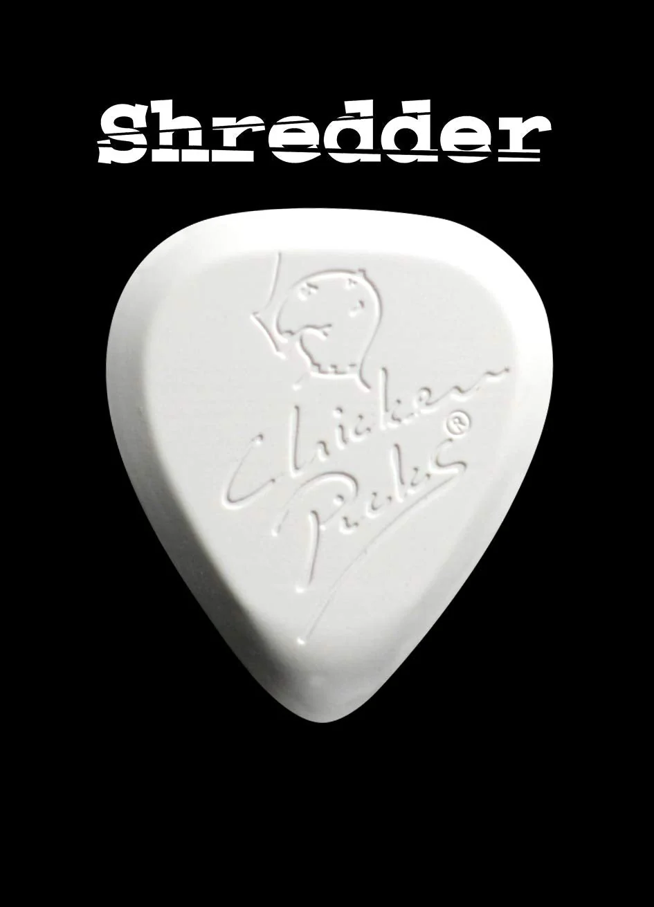 ChickenPicks 10796052 3 x Guitar picks Shredder 3.5 mm, White - Image 4