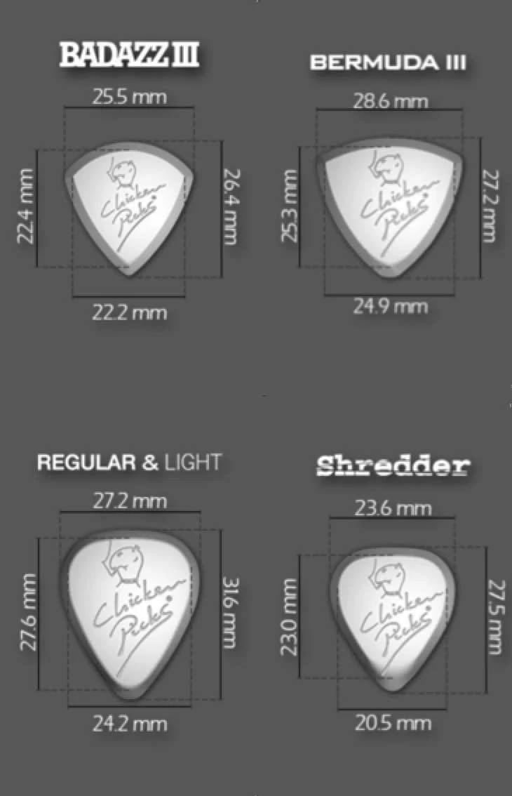 ChickenPicks guitar picks 2 x ChickenPicks Regular 2.6 mm (10796136) - Image 2