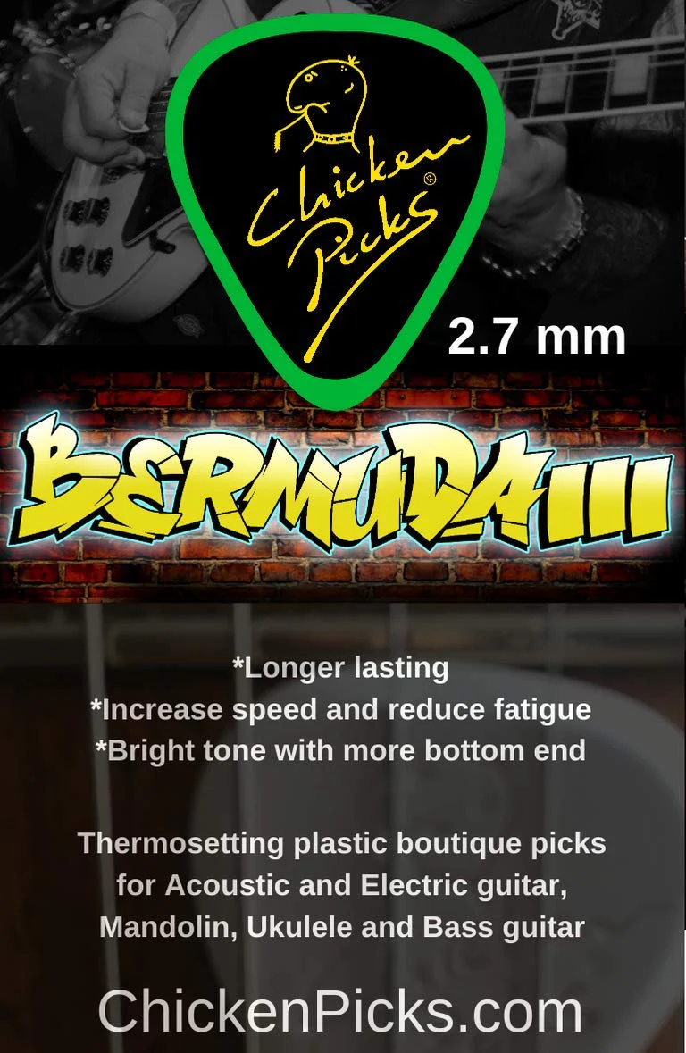 ChickenPicks guitar picks 3 x ChickenPicks Bermuda III 2.7 mm (10796646) - Image 7