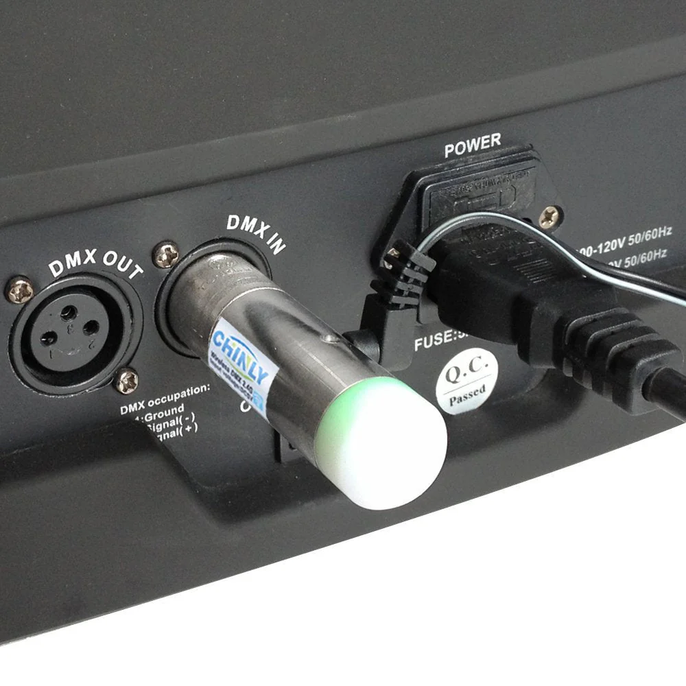 CHINLY 4pcs DMX512 DMX Dfi DJ 2.4G Wireless 3 Receiver with Light Dome & 1 Transmitter LED Lighting Control Short version for LED Stage Par Party Light - Image 3