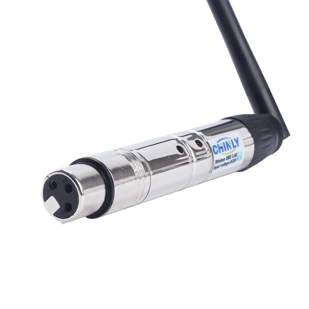 CHINLY Wireless Receiver DMX512 DMX Dfi DJ 2.4G Wireless 1pcs Receiver external antenna LED Lighting Control for LED Stage Par Party Light - Image 2
