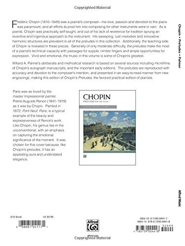 Chopin -- Preludes (Alfred Masterwork Edition) - Image 2