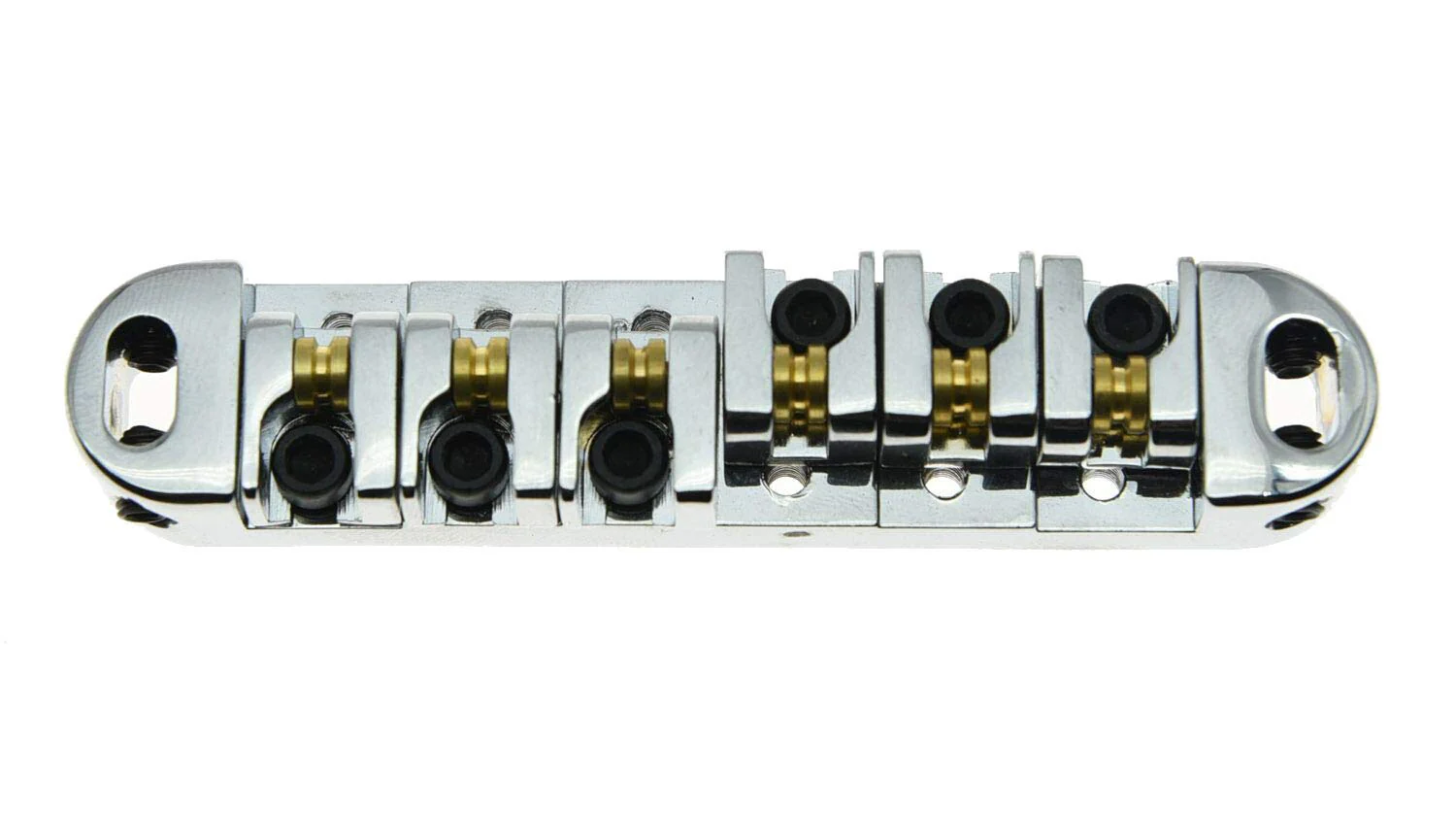 Chrome LP Electric Guitar Tune-o-matic Roller Saddle Bridge for Les Paul SG Chrome (Tune-o-matic Roller) - Image 3