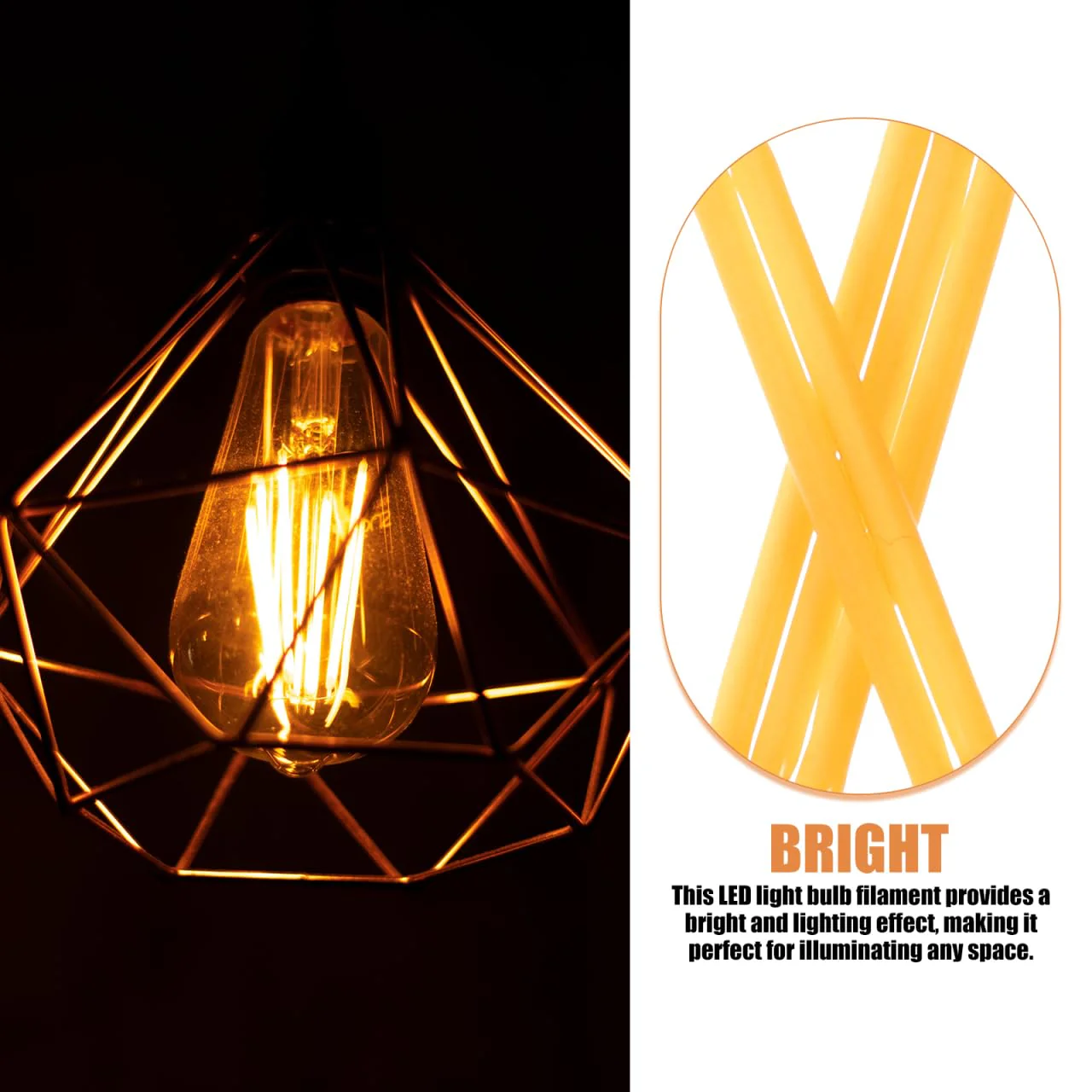 Ciieeo Pack of 100 Light Bulb Filament Parts for LED Light Bulbs The Apartment Appartment Hard LED Filament Hard Light Filament Flexible Accessories Silk Strips Diode - Image 7