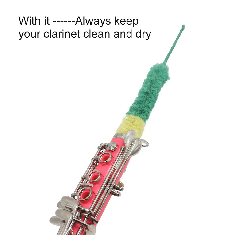 Clarinet Brush Soft Microfiber Clarinet Cleaning Brush Cleaner Tool Kit Accessory Performance Accessory - Image 5