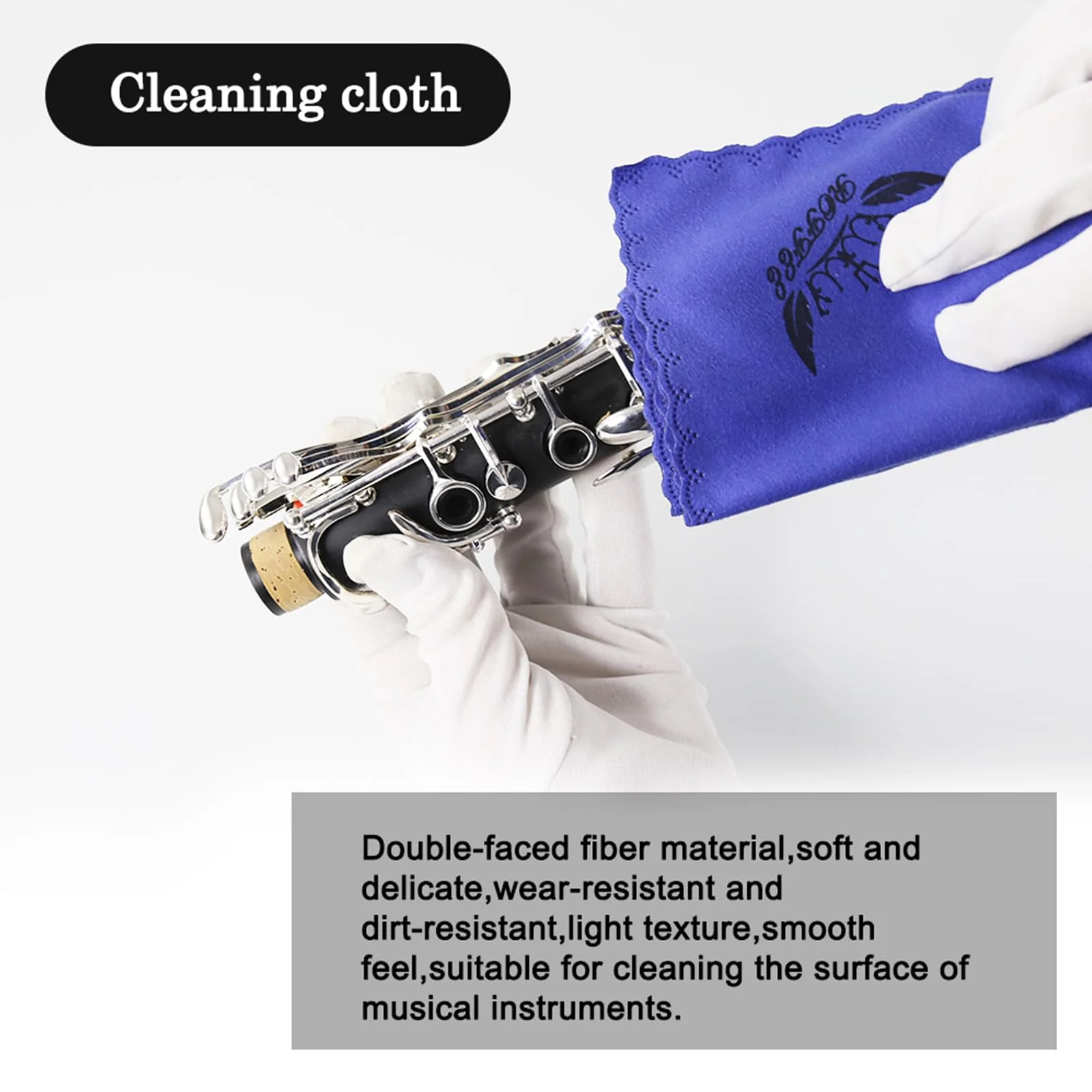 Clarinet Cleaning Cleaner Care Maintenance Kit - Clarinet Cleaning Kit: key oil, cork grease, swab, cleaning cloth, thumb rest, mouthpiece brush, screwdriver... - Image 5