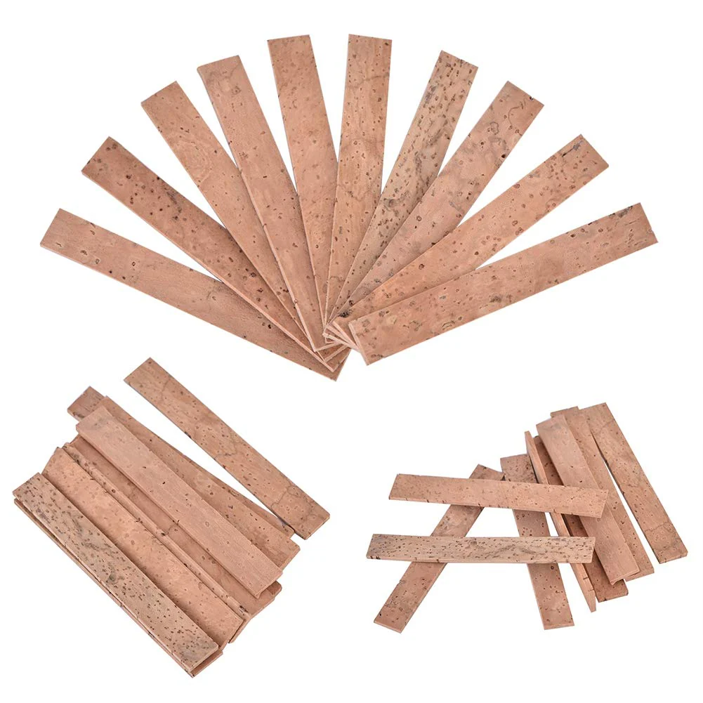 Clarinet Cork, 10PCS/Set Clarinet Neck Joint Cork Sheet Instrument Repair Accessories Clarinet Instrument Repair Kit Clarinet Cork Replacement Kit Clarinet Cork Replacement Kit Ckit - Image 6