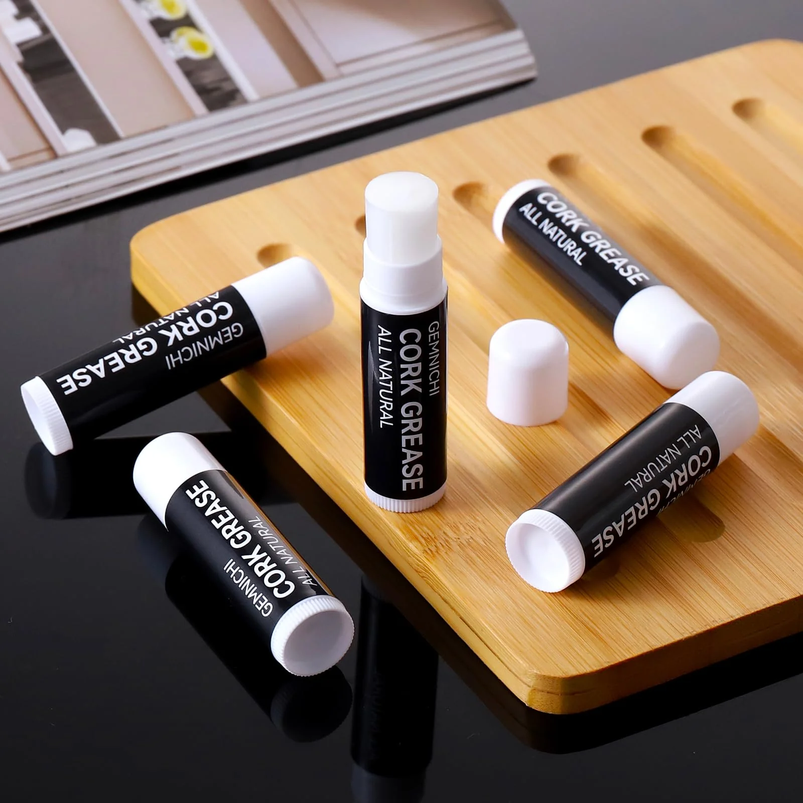 Clarinet Cork Grease 5 Pack, All-Natural Cork Grease for Clarinet, Alto/Tenor Saxophone & Oboe Woodwind Instruments Accessories - Image 5