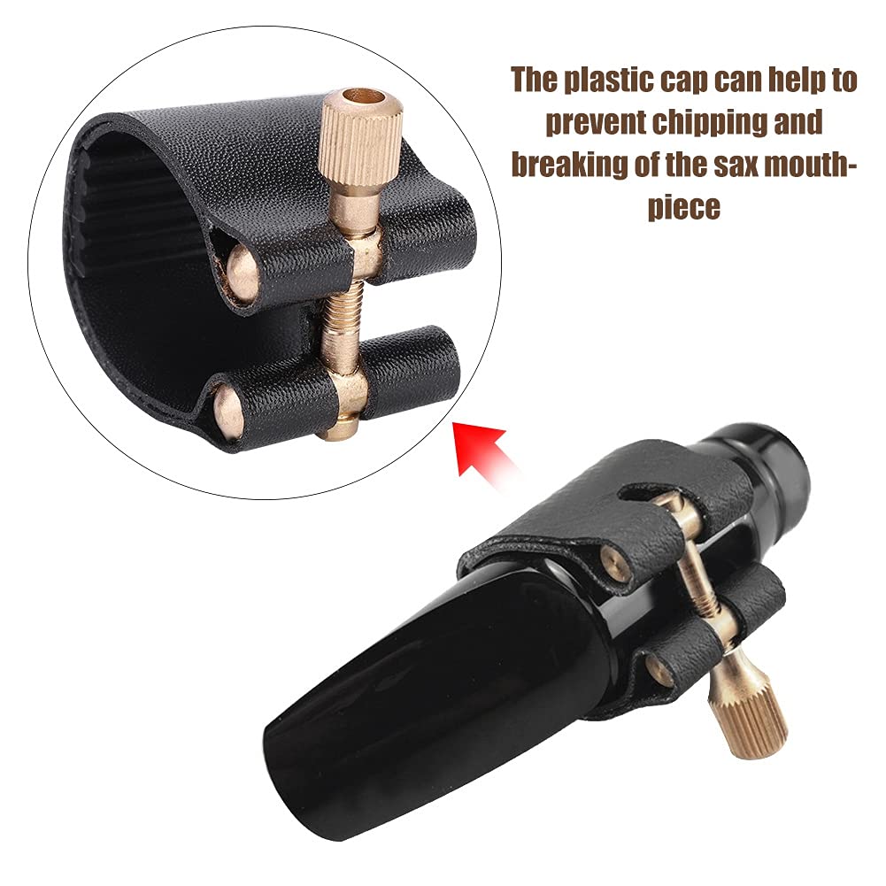 Clarinet Mouthpiece Accessory, Portable Plastic Clarinet Mouthpiece Ligature Clarinet Ligature Clip Fastener Clarinet Accessory for Students Practice Professionals Clarinet, - Image 3