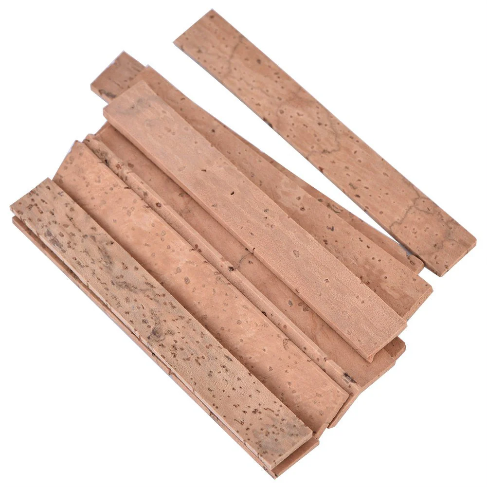 Clarinet Neck Joint Cork Sheet,10 Pcs/Set Repair Clarinet Accessories for for Neck Cork Instrument Quality Replacement - Image 2