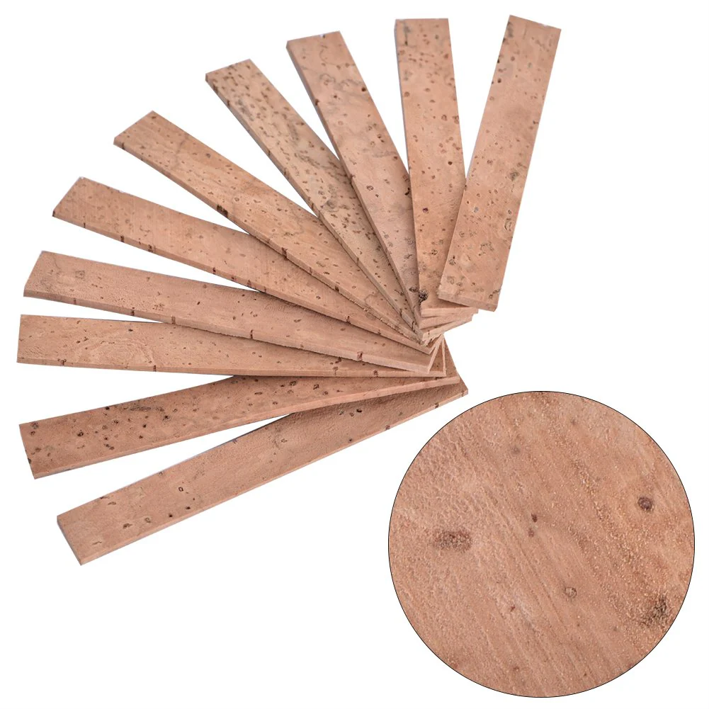 Clarinet Neck Joint Cork Sheet,10 Pcs/Set Repair Clarinet Accessories for for Neck Cork Instrument Quality Replacement - Image 6