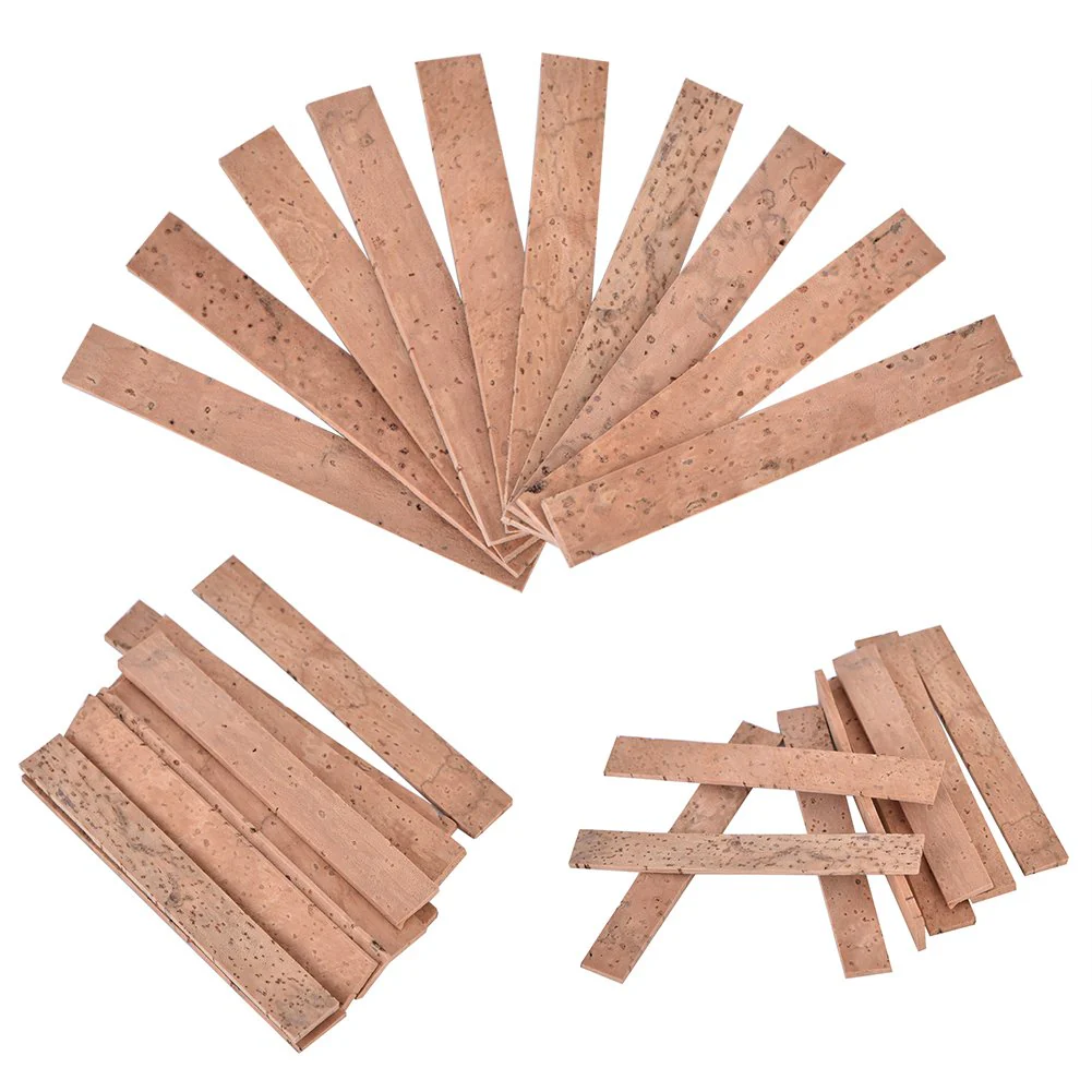 Clarinet Neck Joint Cork Sheet,10 Pcs/Set Repair Clarinet Accessories for for Neck Cork Instrument Quality Replacement - Image 9