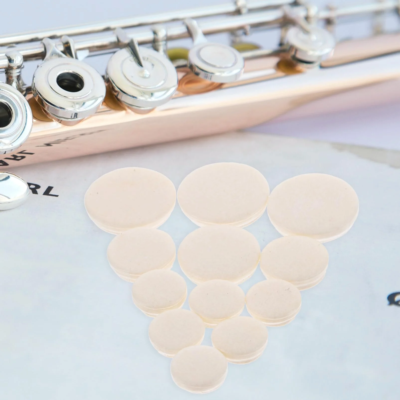 Clarinet Pads 34Pcs Clarinet Pads Bb Clarinet Woodwind Instrument Pads Woodwind Clarinet Pads Clarinet Pads Replacement Kit - Image 5
