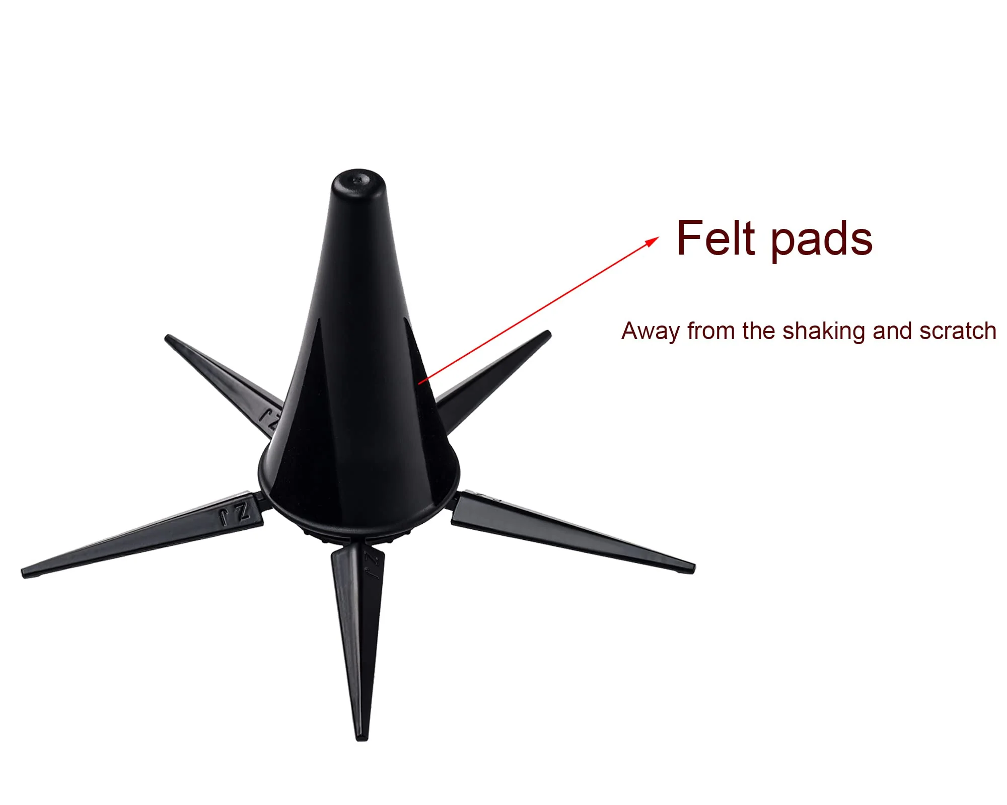 Clarinet Stand 5-Leg Metal Portable Foldable Holder Accessory for wind instruments - Image 4