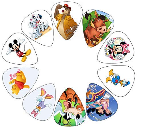 Classic Cartoon Guitar Picks (10 Medium Picks in a packet) - Image 2