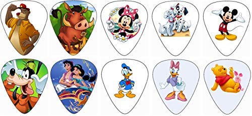 Classic Cartoon Guitar Picks (10 Medium Picks in a packet) - Image 3