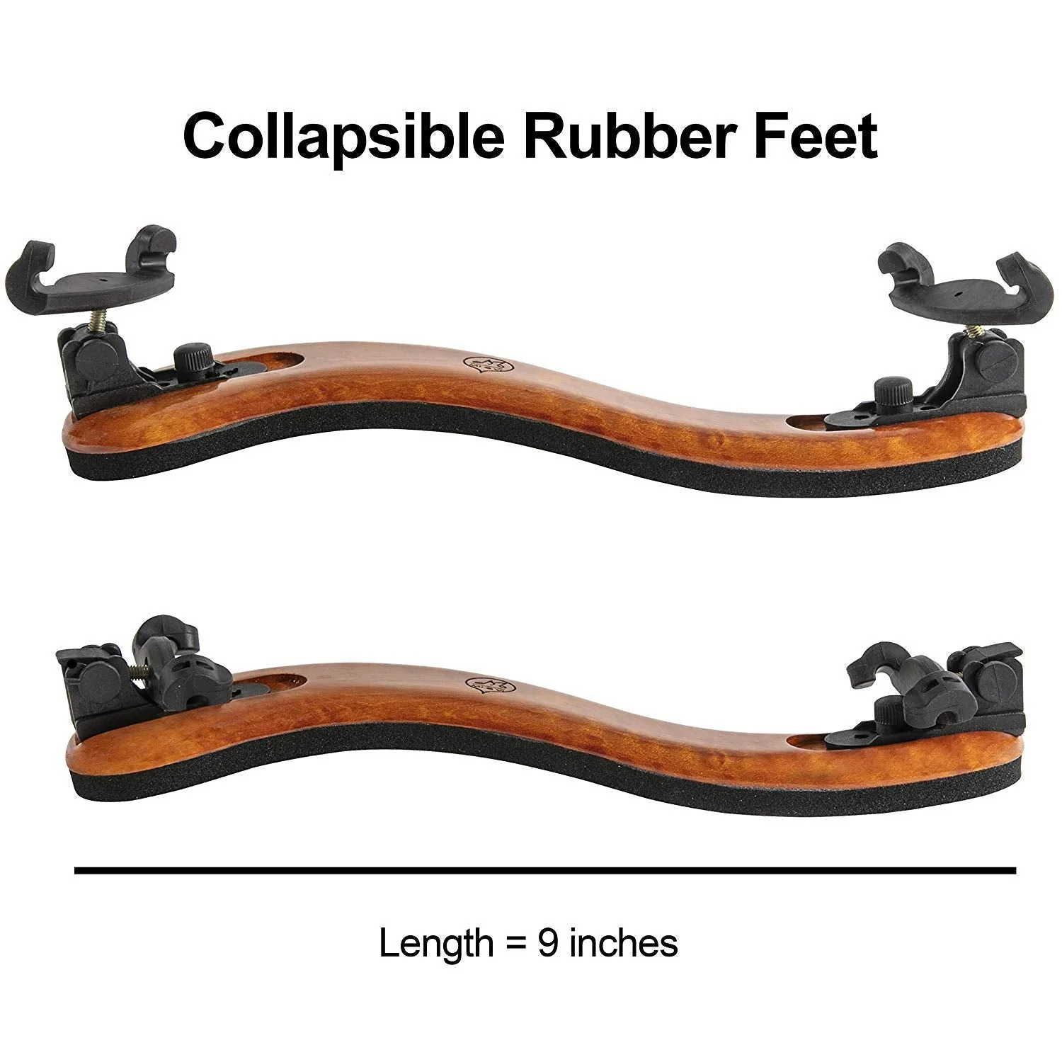 Classic Viola Shoulder Rest for 15â€�-17â€� Viola (Full Size) with Adjustable Height | Collapsible | Real Maple Wood | Excellent Support Grip - By MIVI Music Viola 15"-17" - Image 4