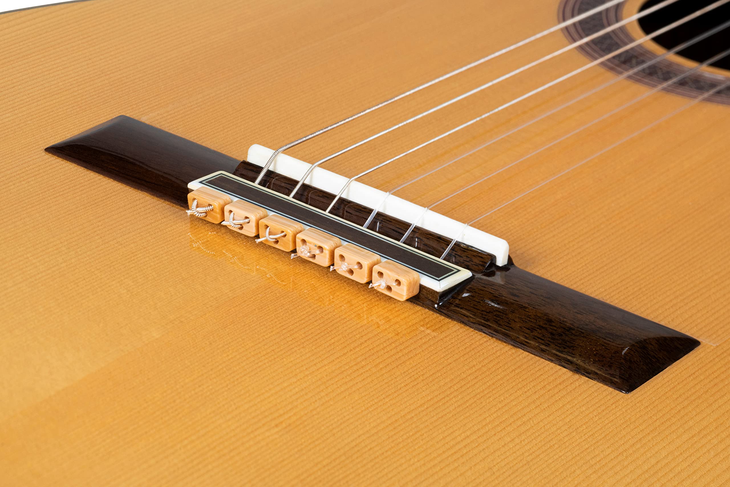 Classical Guitar Beads in Light Brown Wood Pattern for Acoustic Guitar Flamenco Guitar with Nylon Strings - Image 8