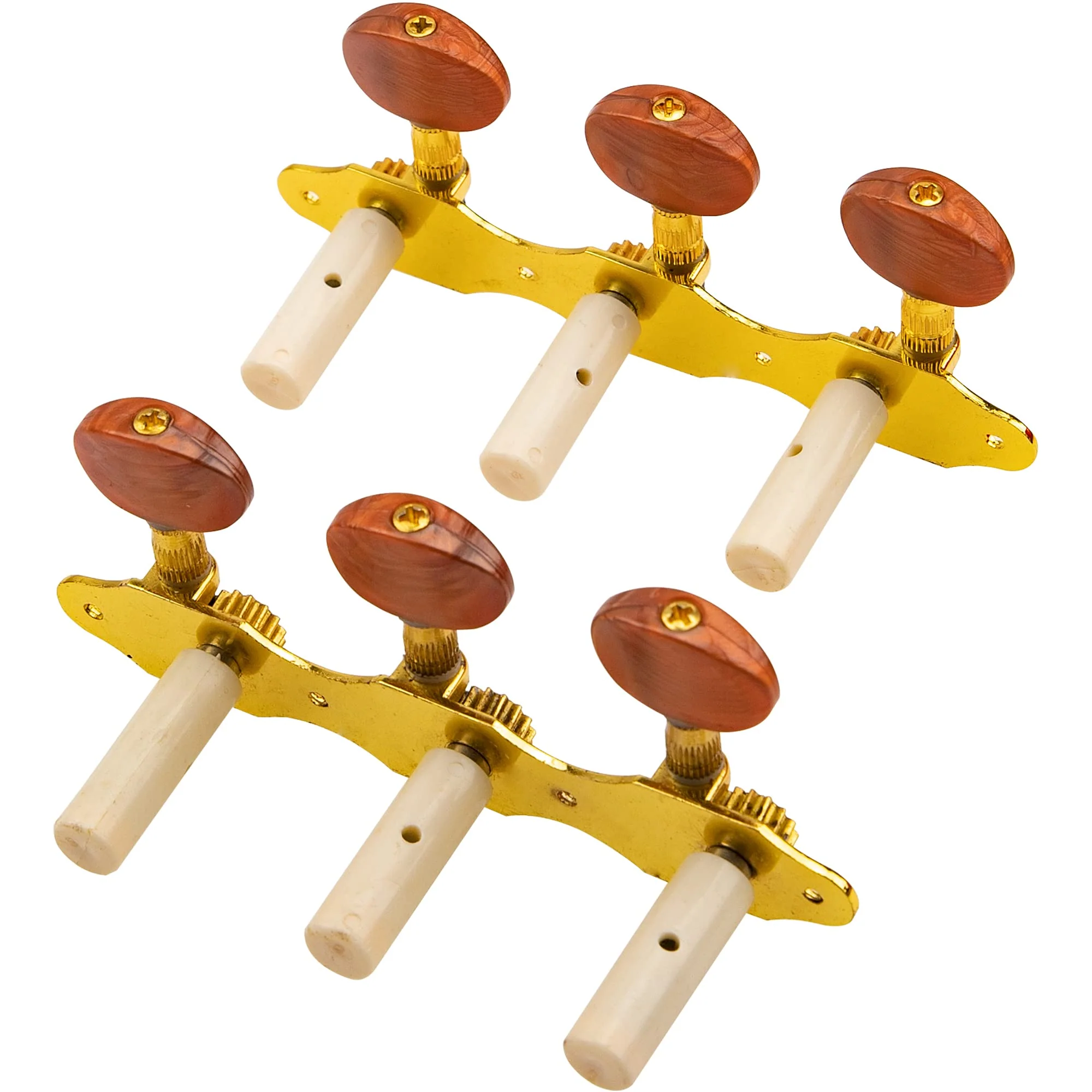 Classical Guitar Tuners Machine Heads Tuning Keys String Pegs 3L 3R 1:14 Compatible with Classical Guitar - Image 3