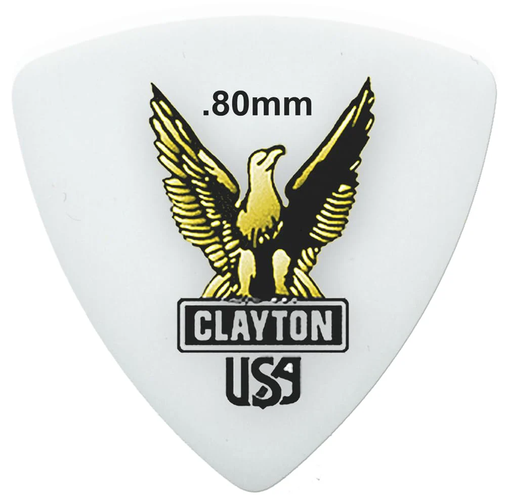 CLAYTON Guitar Picks (RT80) 0.80 mm 72