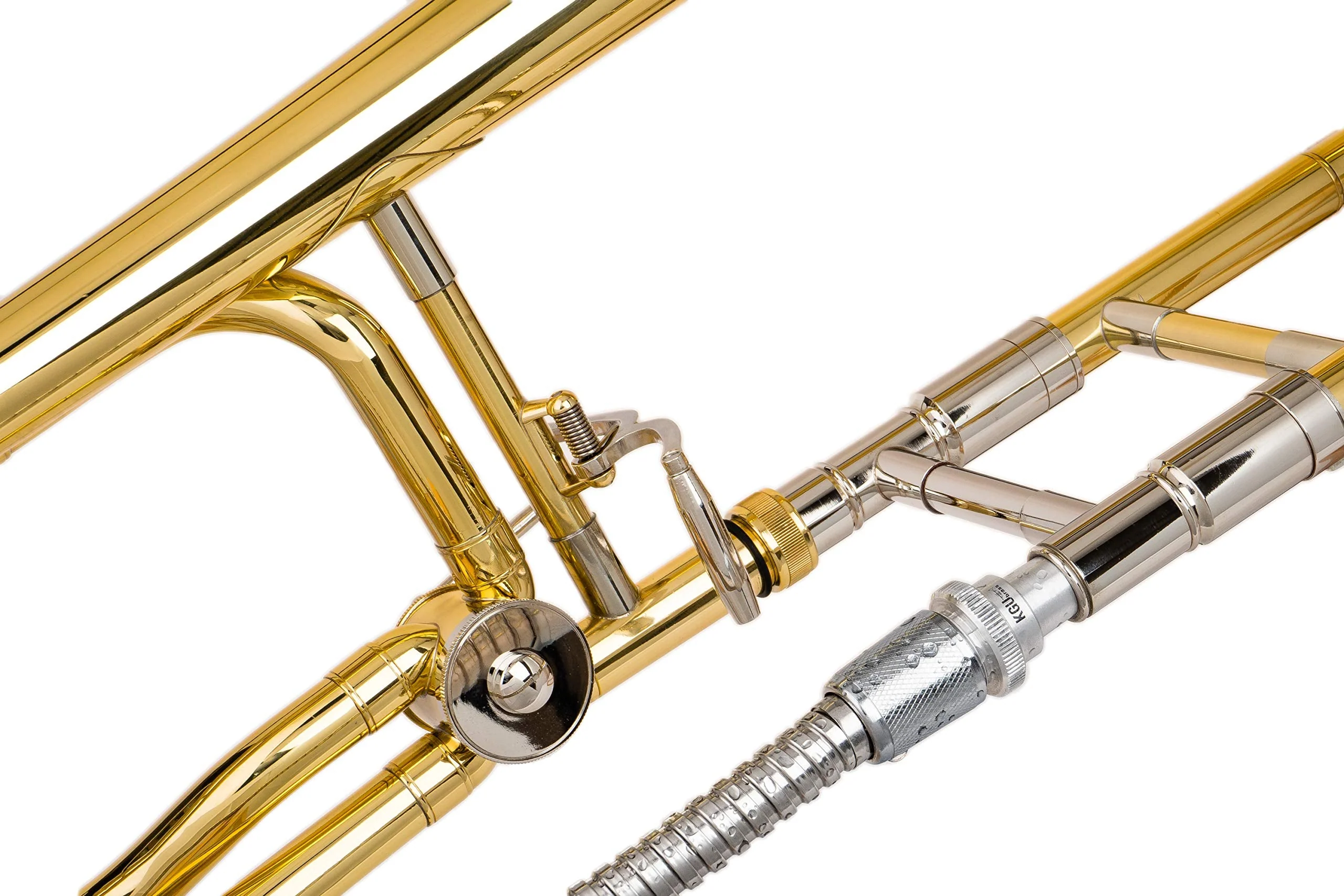 Cleaning kit 2 in 1 for trombones, euphoniums, bass-trombones, marching baritone horns, with large shank mouthpiece, safe and easy to use. Trombone (large mouthpiece shank) - Image 6
