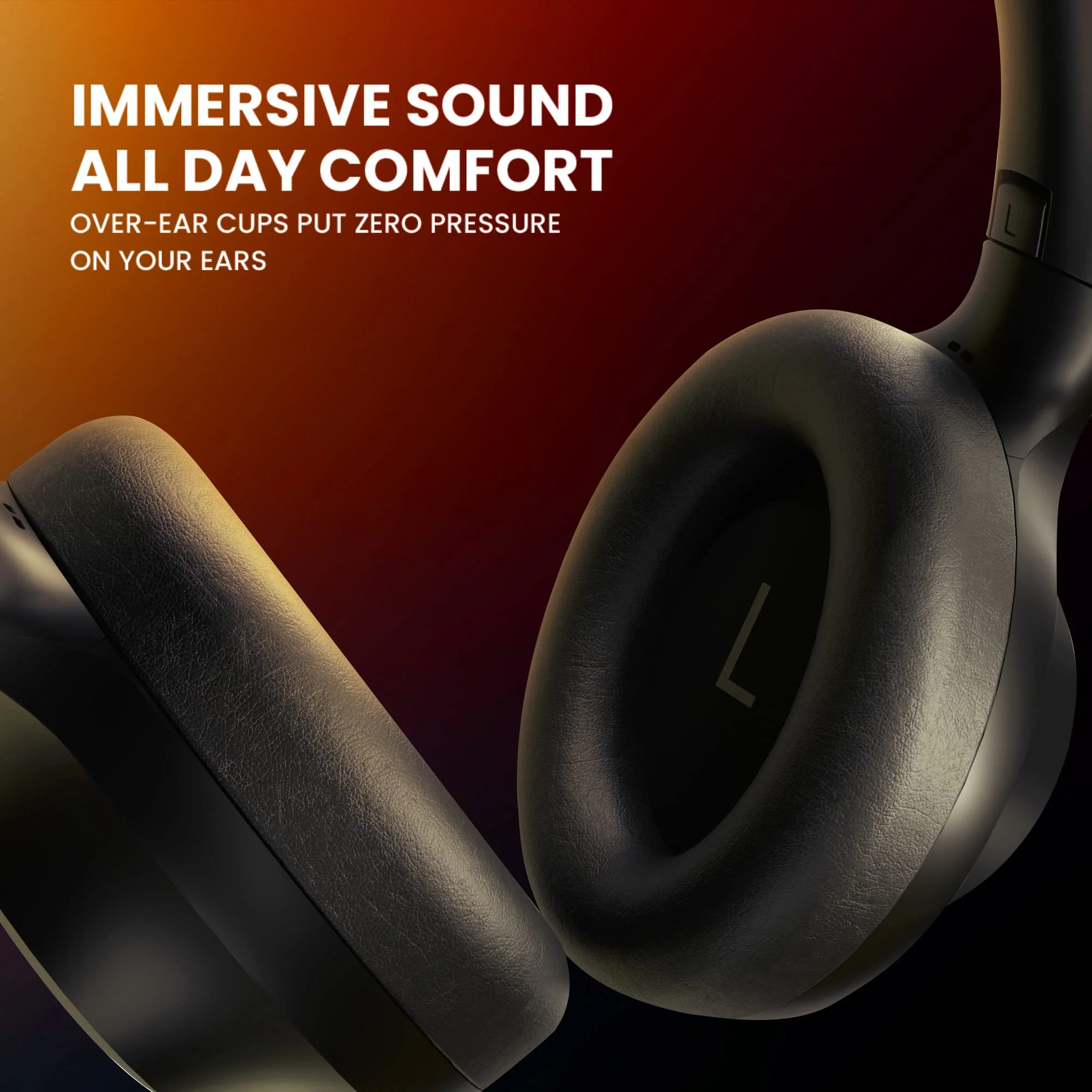 ClearCall 70 - Bluetooth Headphones with Microphone for Work - Removable Boom Mic - Over Ear Office Wireless Headsets for Computer, Wireless Headphones Mic, Bluetooth Headset with Microphone for PC Black - Image 6