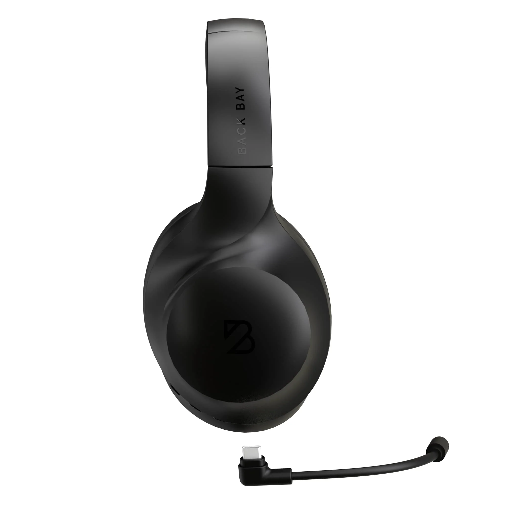 ClearCall 70 - Bluetooth Headphones with Microphone for Work - Removable Boom Mic - Over Ear Office Wireless Headsets for Computer, Wireless Headphones Mic, Bluetooth Headset with Microphone for PC Black - Image 7