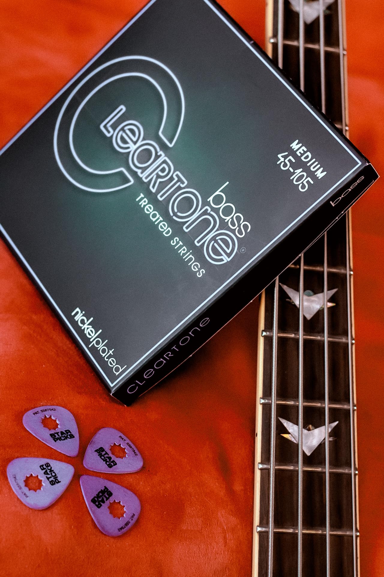 Cleartone Medium Bass Strings (.45-.105) Premium Tone, Treated For Long Life 6445 Medium (45-105) - Image 2