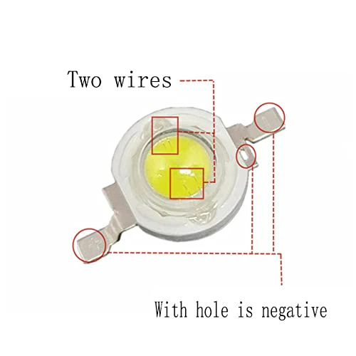 Cleiscry High Power LED Chip 3 W UV 365-370 nm DC 3.2 V -3.8 V SMD COB Light Emitter Components Diode 3 W Bulb DIY Lighting (3 W 365 nm (no PCB)) 3w 365nm (No Pcb) - Image 4