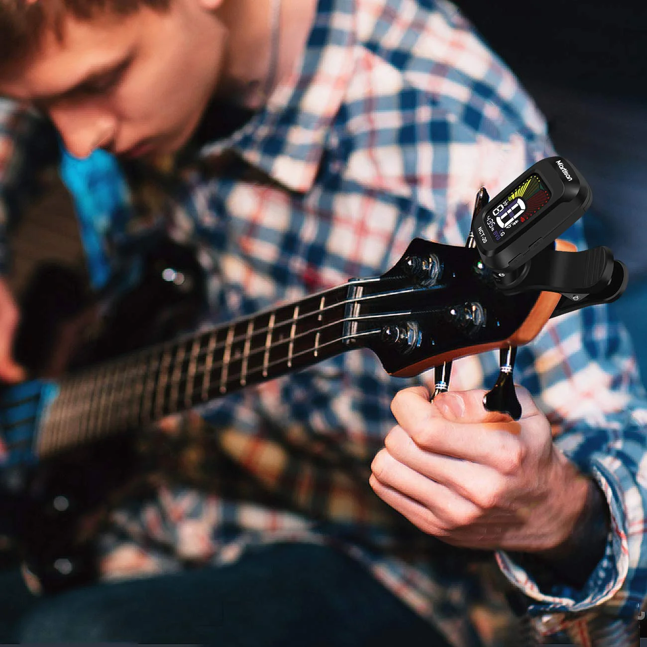 Clip-On Tuner for Guitar, Bass, Ukulele, Violin, Viola, Chromatic Tuning Modes, 360 Degree Rotating, Fast & Accurate, Easy to Use - Image 6
