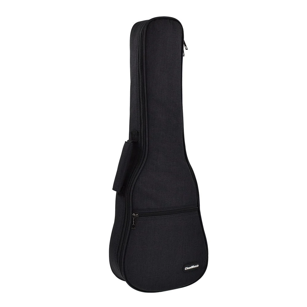 CLOUDMUSIC Ukulele Case Gig Bag Padded Backpack For Soprano 21" Inch(Soprano, Black) - Image 2