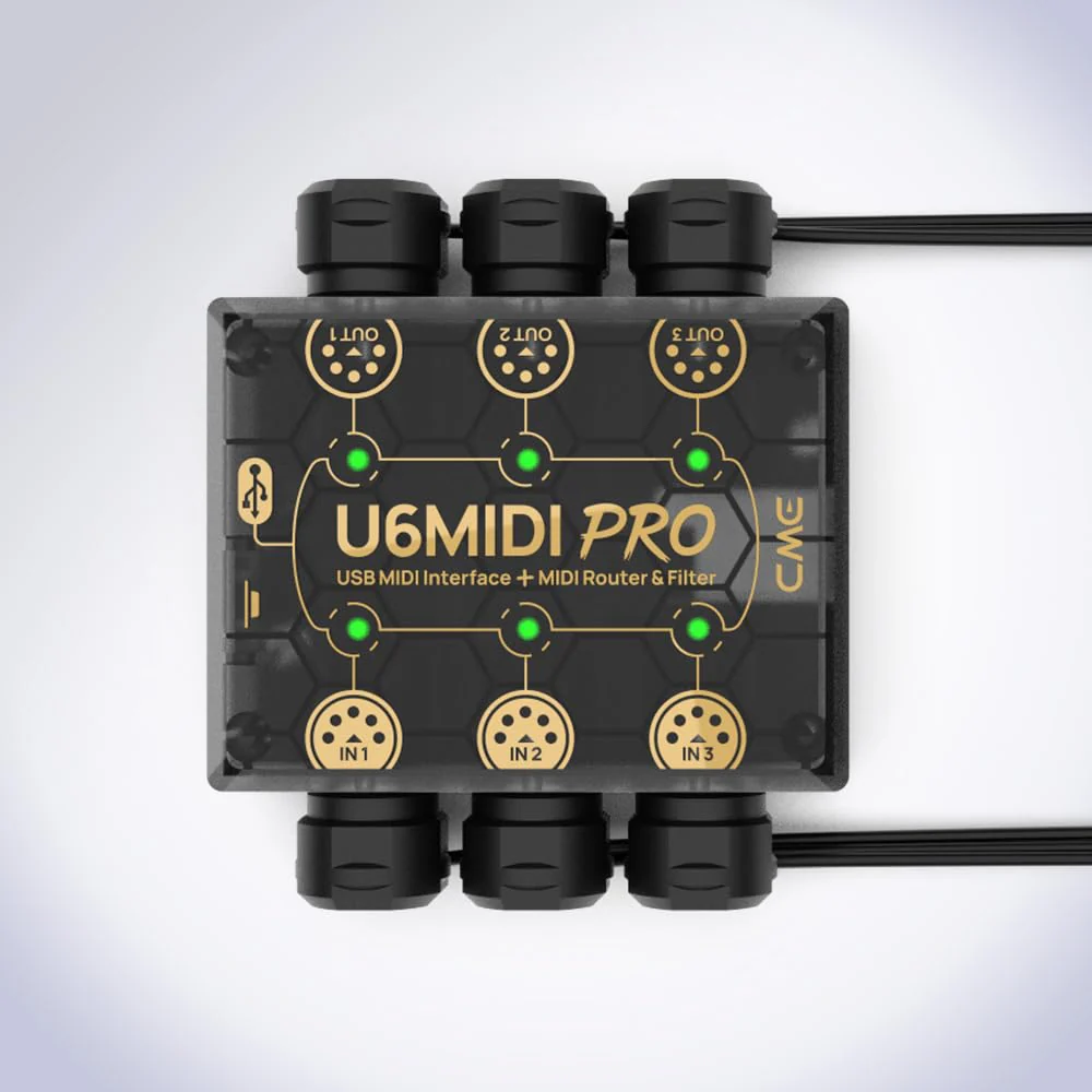 CME MIDI Cable 4-Pack - 2FT / 60cm, 5-pin DIN, Low-Profile - Mirrored 45-Degree Angled Ultra-Thin Plugs for Compact Spaces - Ideal for MIDI Interface, Pedalboard, Keyboard - Image 9