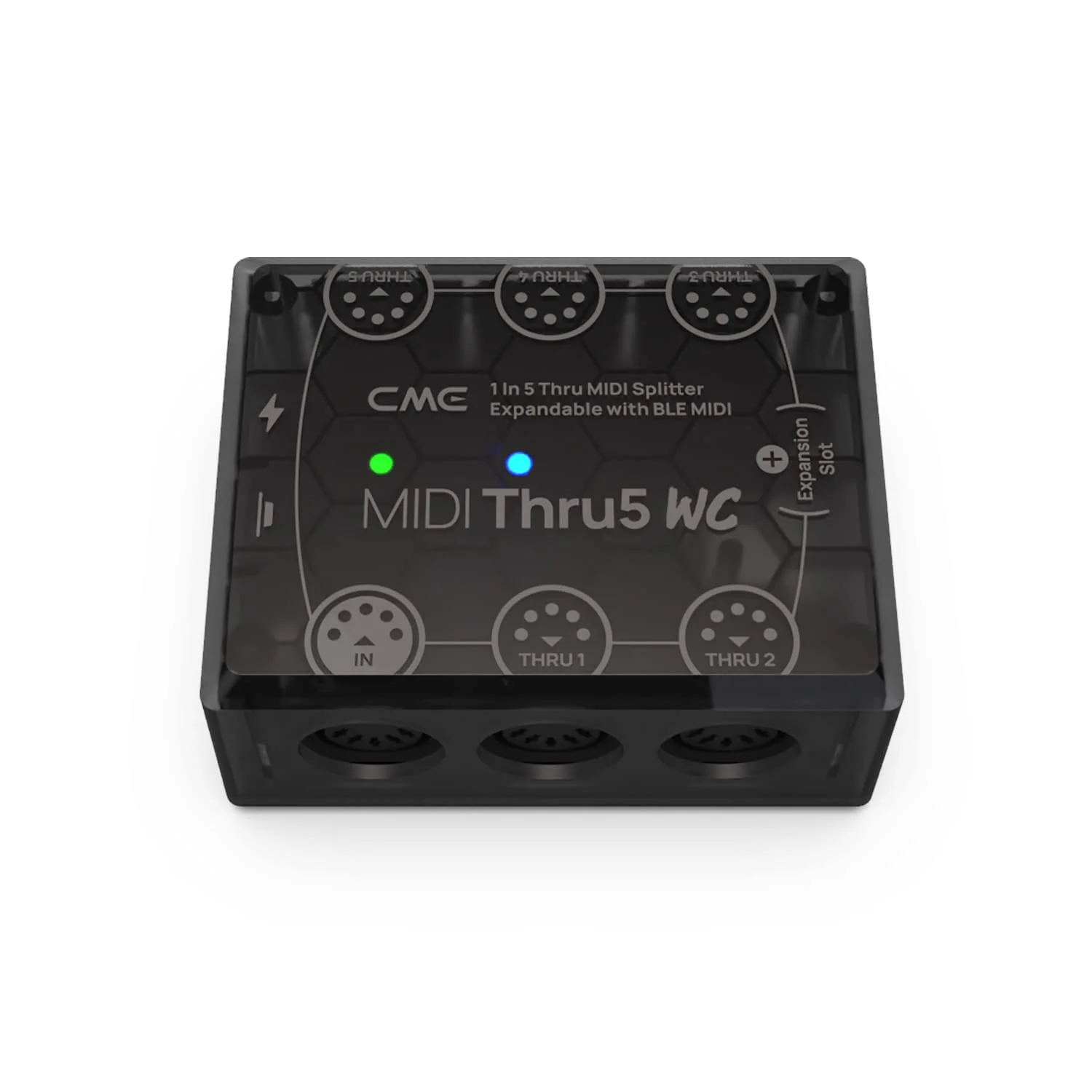CME MIDI Thru5 WC - Premium 1-to-5 MIDI Thru - High-precision 1-in-5-out wired transmission with high-speed optocoupler for error-free synchronization of all MIDI devices via 5-pin DIN - Image 4