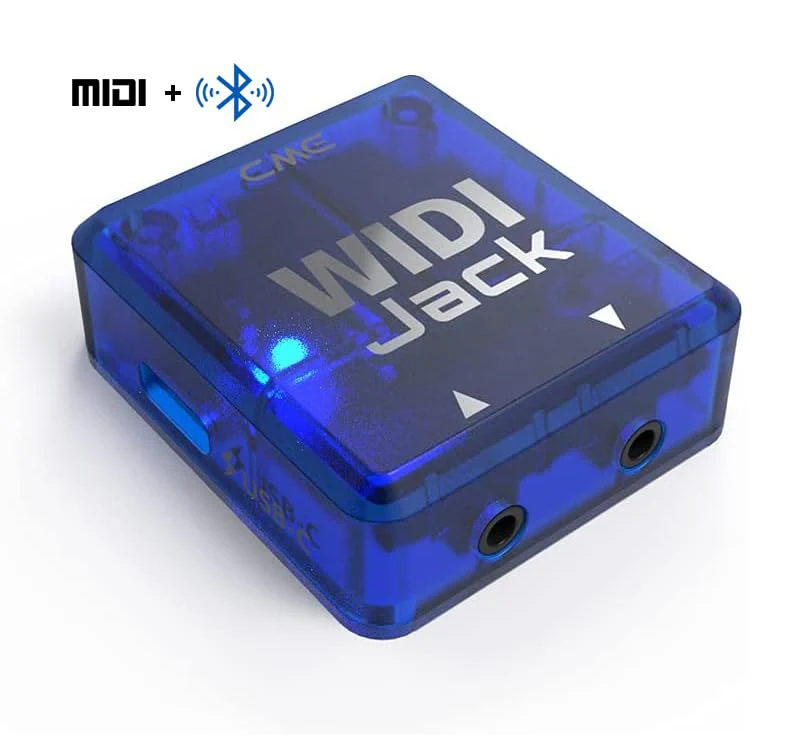 CME WIDI Jack + TRS-35 Bundle - Bluetooth MIDI Interface with TRS-35 MIDI cables Included - Works with devices with TRS 3.5mm Type A/B MIDI ports - Image 2