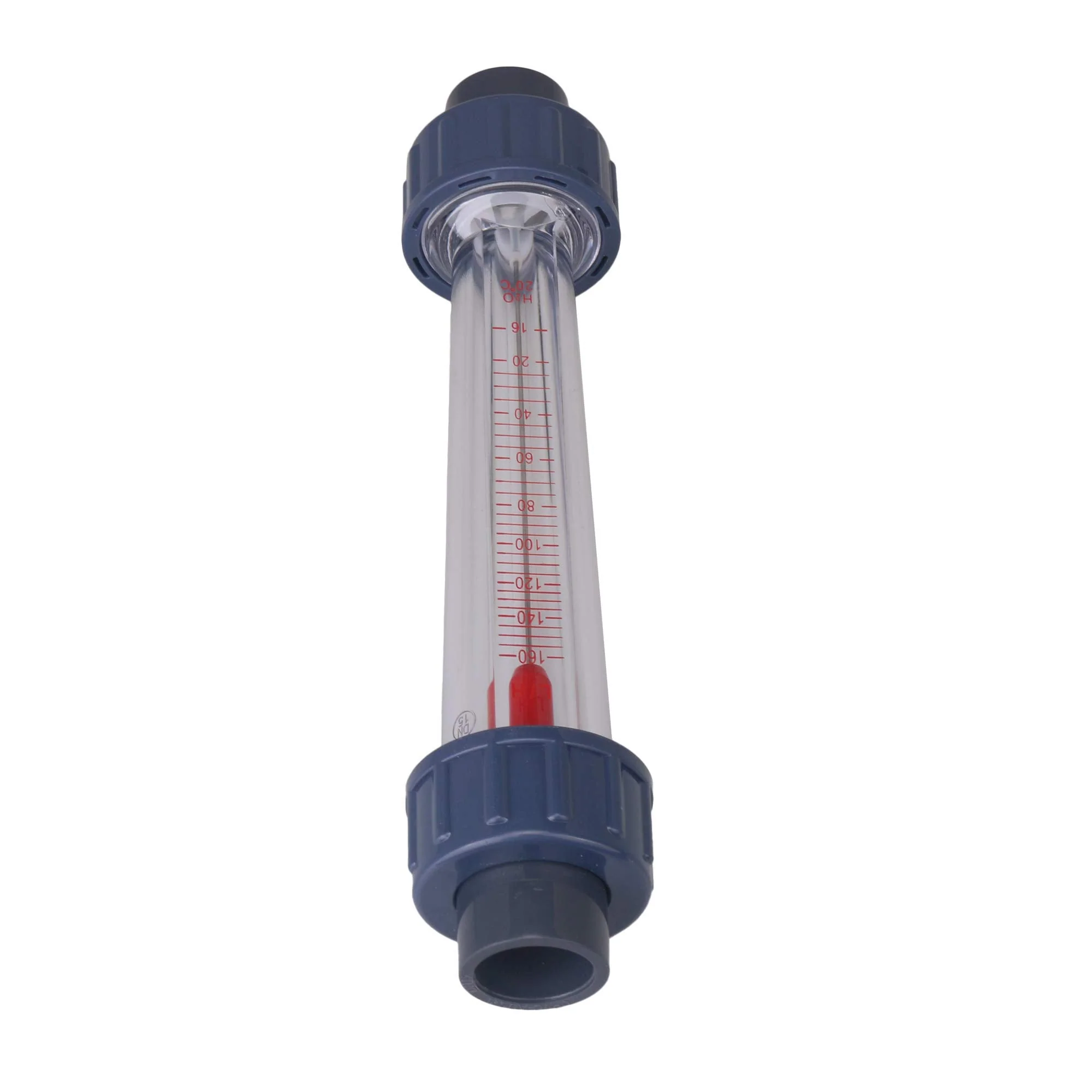 Cnbtr Plastic Water Schwebekörper Flow Sensor Liquid Flow Meter DN15 Tube, multicolour - Image 2