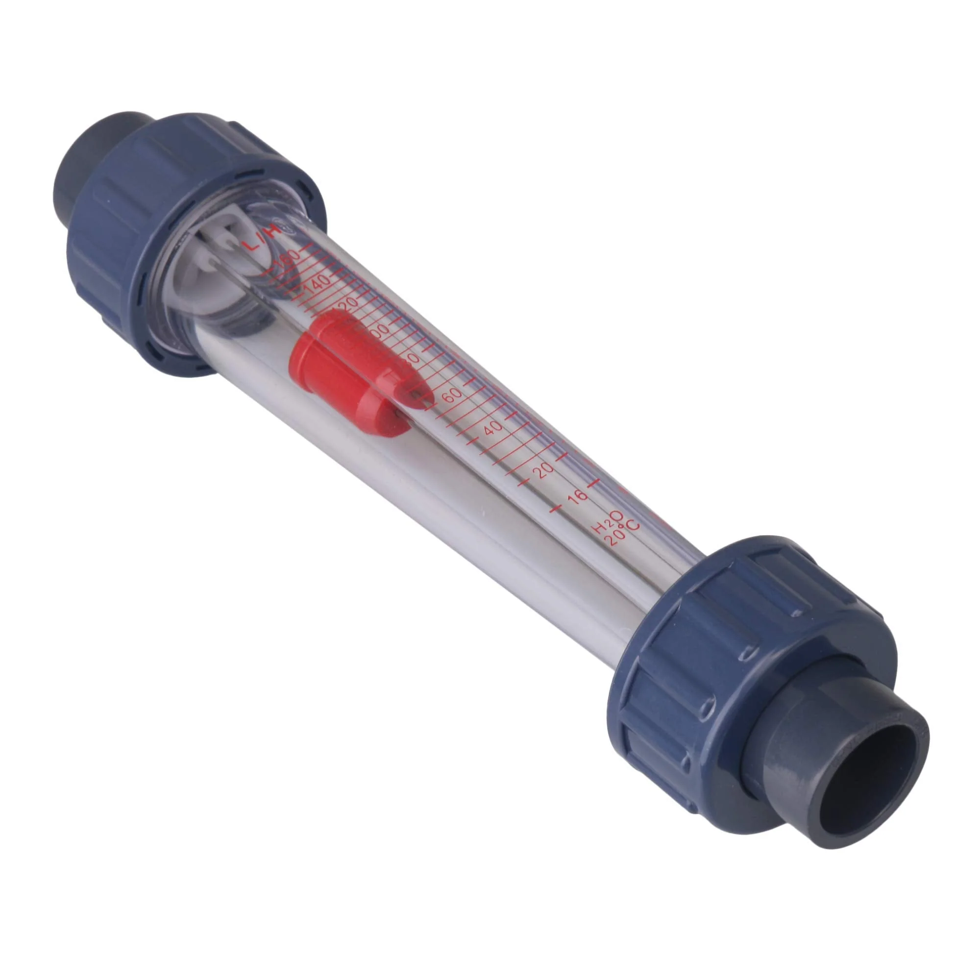 Cnbtr Plastic Water Schwebekörper Flow Sensor Liquid Flow Meter DN15 Tube, multicolour - Image 3