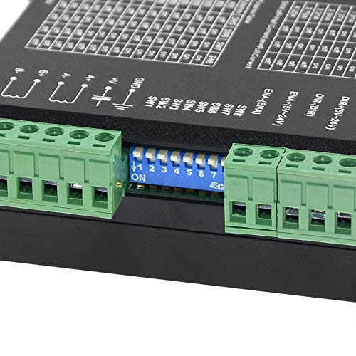 CNC Digital Microstep driver DM542 Stepper Motor Controller 2-phase Digital Stepper Motor Driver 20-50V DC Max 4.2A for Nema 17, Nema 23 and Nema 34 series stepper motor, Replace M542 M542H - Image 4