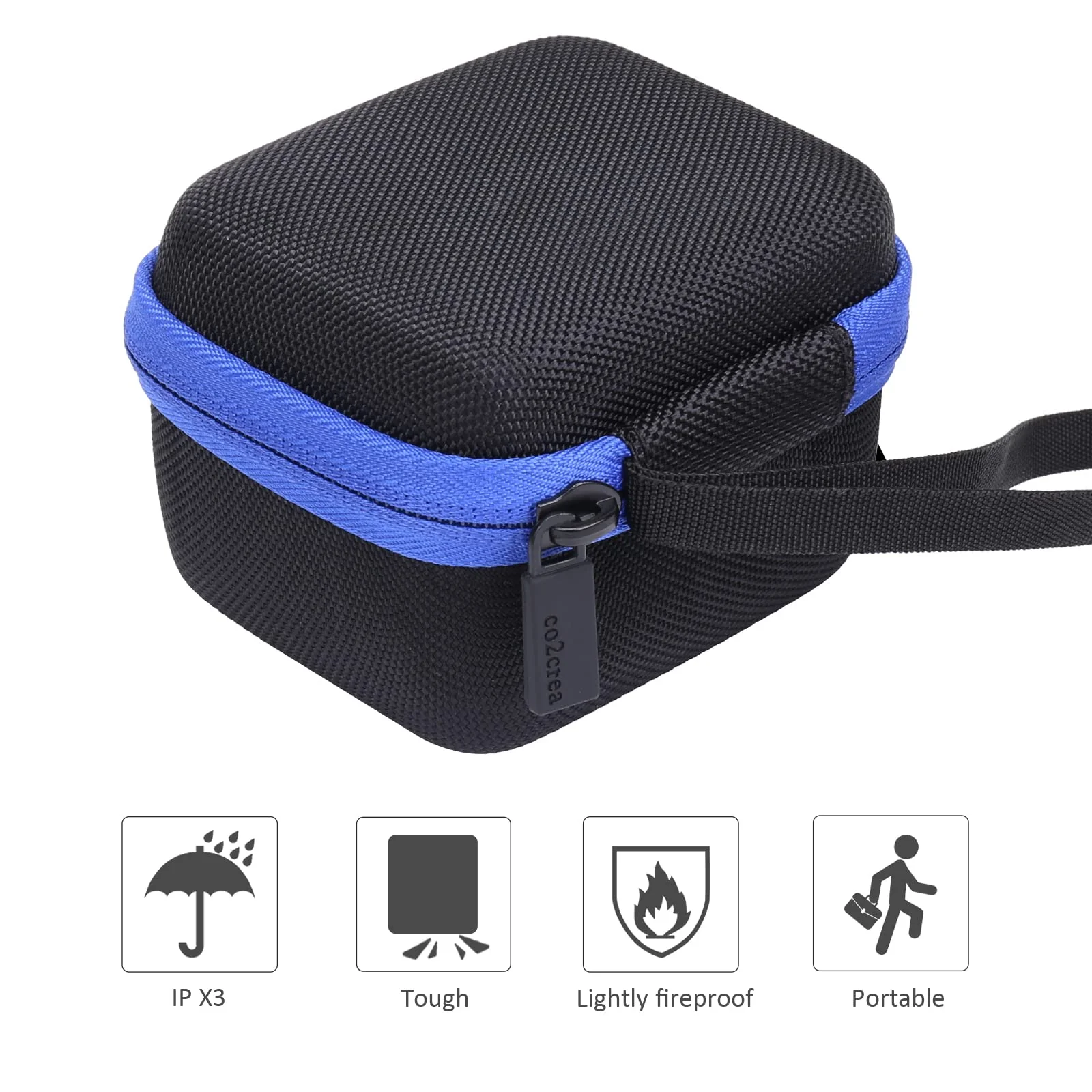 co2CREA for Zoom AMS-22 Audio Interface Hard Protective Case, Portable Travel Case Replacement Case for AMS-22 - Image 5