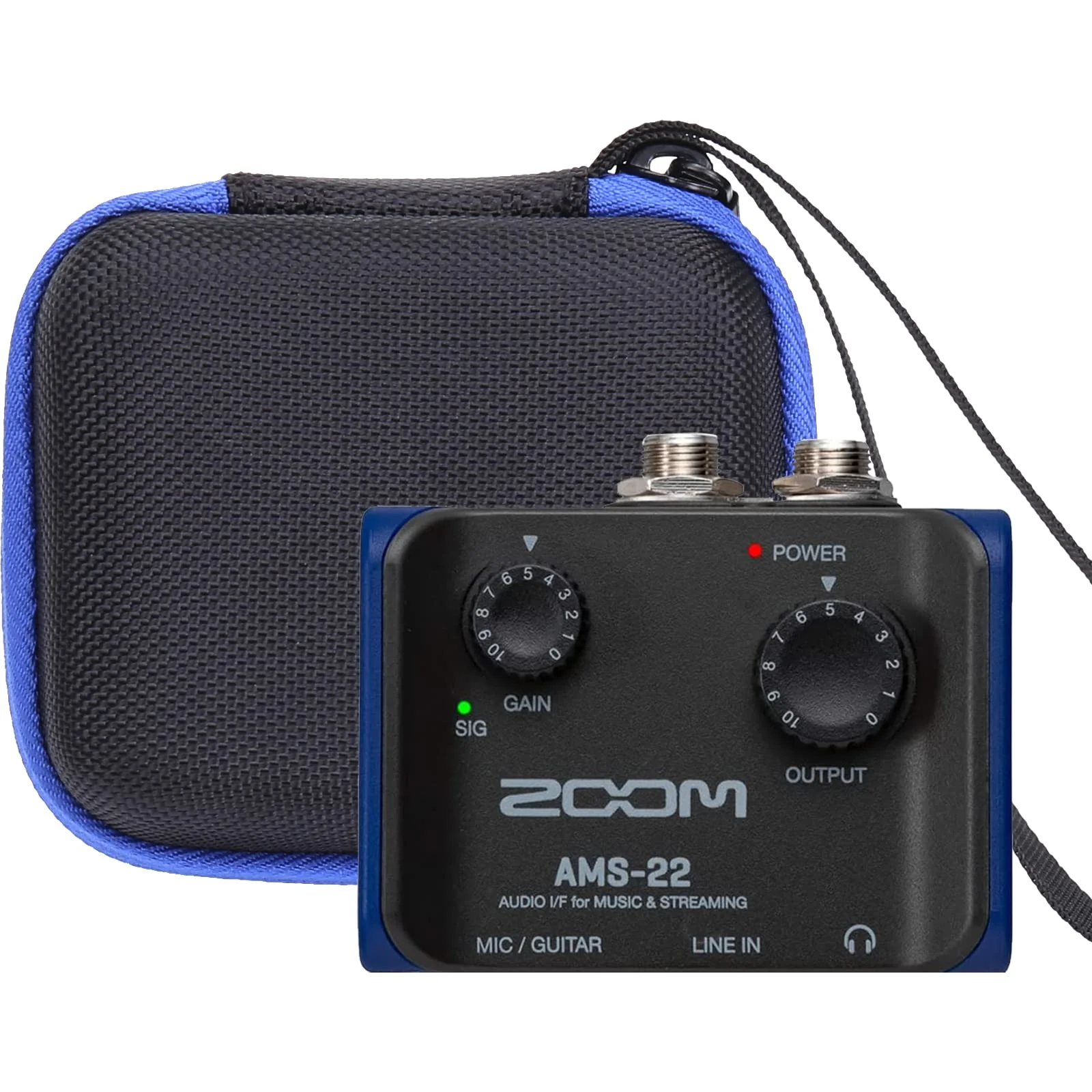 co2CREA for Zoom AMS-22 Audio Interface Hard Protective Case, Portable Travel Case Replacement Case for AMS-22 - Image 8