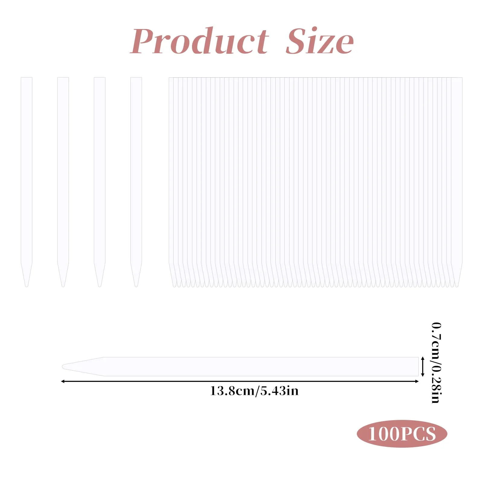 cobee Pack of 100 Perfume Test Strips, Fragrance Tester Strips, Disposable Perfume Test Strips, Perfume Tester Strips for Perfume, Fragrances, Fragrances, Essential Oils, Aromatherapy (Pointed Tip) Pointed tip - Image 2