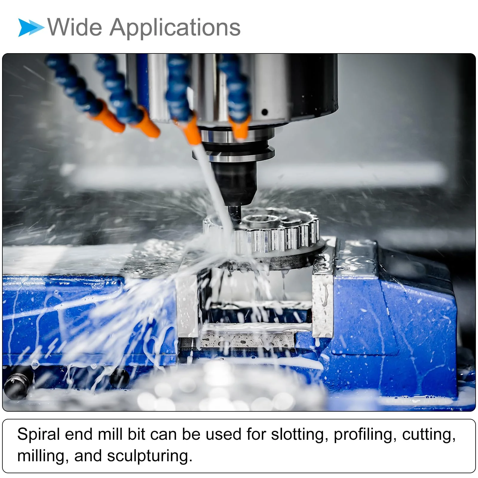 CoCud 2 Spiral Groove Router Bit 3mm Diameter 20mm Length High Speed Steel Straight Cutter with Storage Box - (Applications: for Plywood, Hardwood, Plastic) - Image 3