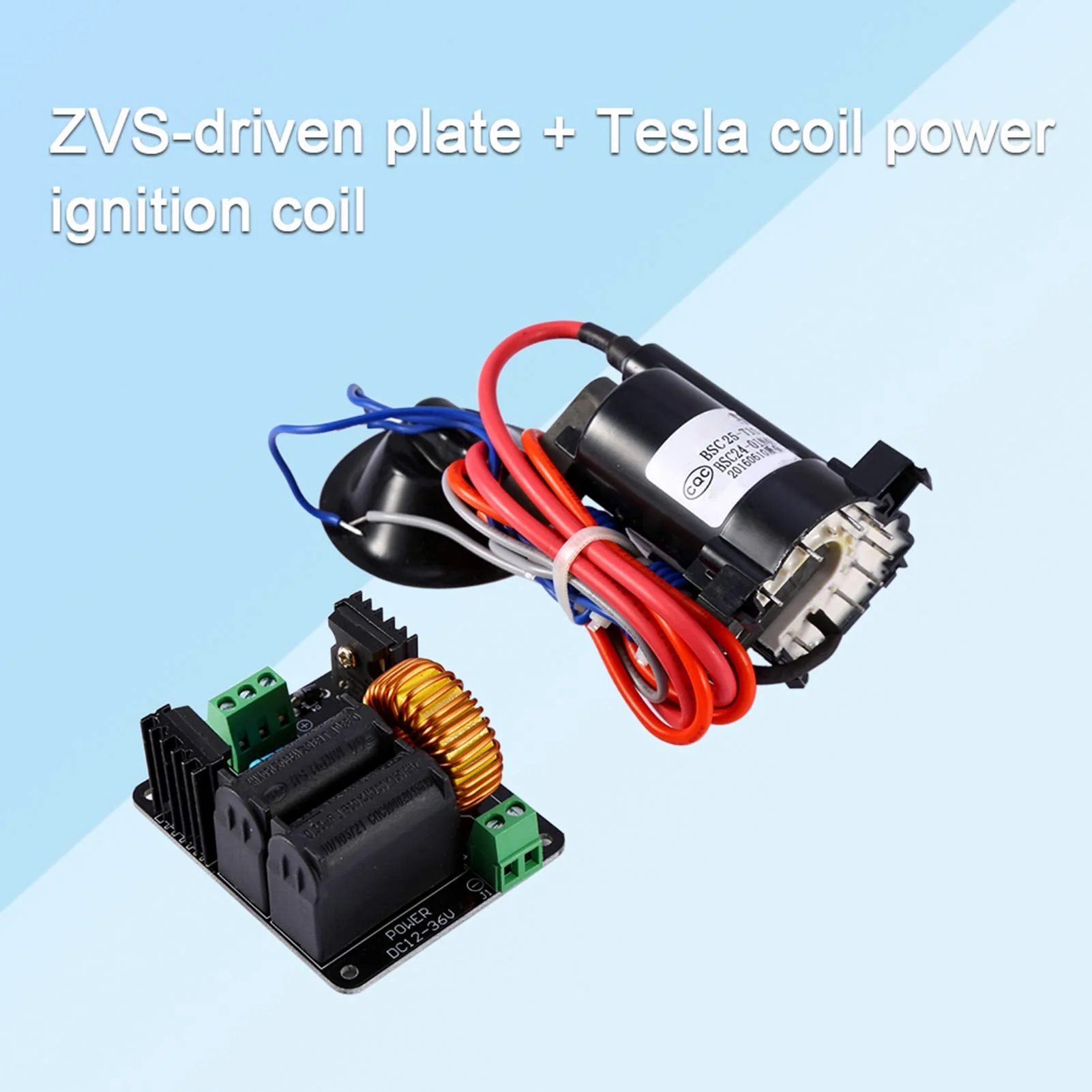 Coil Driver Board ZVS Coil Flyback Driver Marx Generator Coil Power Supply 12 to 36 V - Image 5