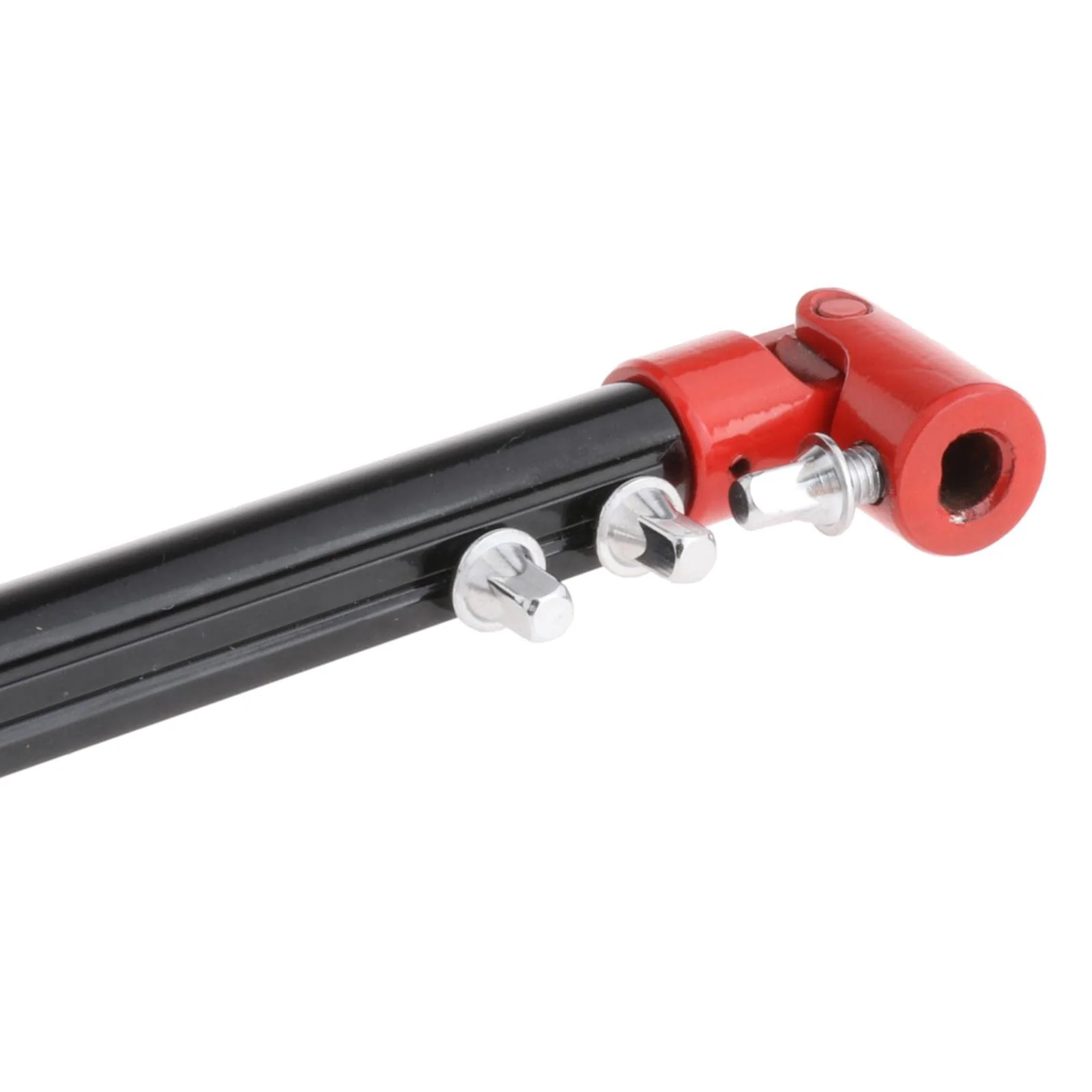 Colaxi 31cm Steel Double Drum Drive Shaft Pedal Driveshaft Rod DIY Replacement Bass Drum Pedal Connector Arm Percussion Instrument Parts Accessory, A Black and Red - Image 6