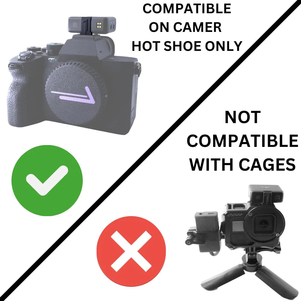 Cold Shoe Mount Replacement for DJI Mic, 3D Printed, Fits Camera Hot Shoe Mounted (3 Pack), Black, BCDM1M - Image 2